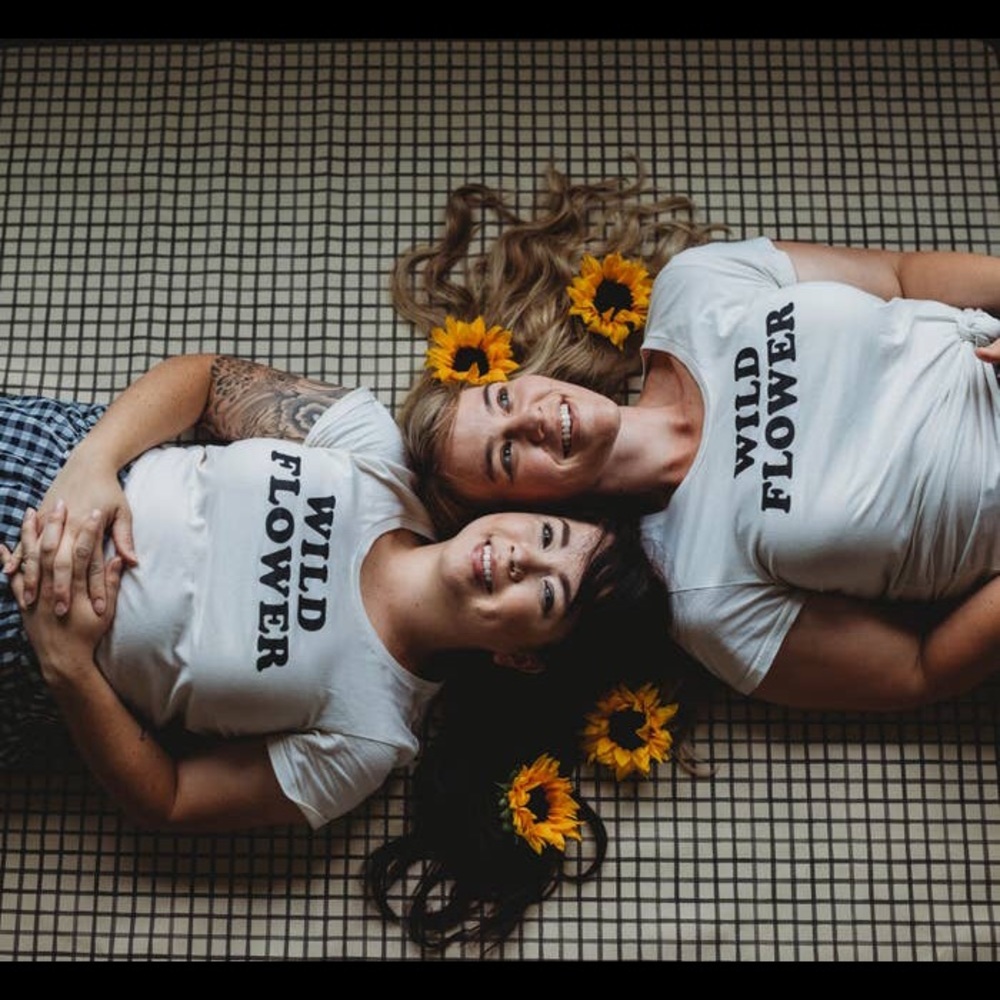 Wild flower 🌸 women’s Tee and baby onesie